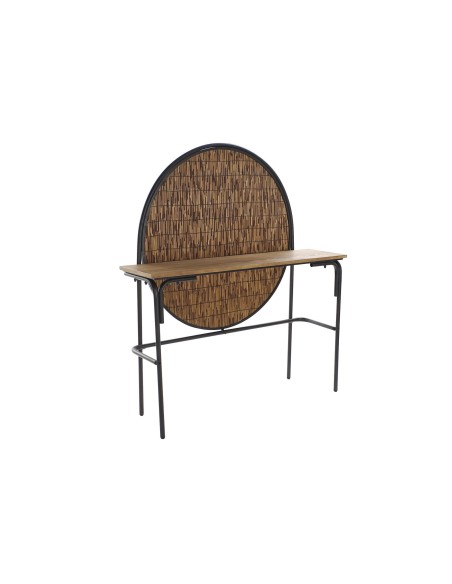 CONSOLA MADERA METAL 119X32X135 CONSOLA MADERA METAL 119X32X135