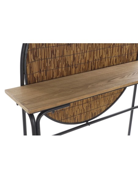 CONSOLA MADERA METAL 119X32X135 CONSOLA MADERA METAL 119X32X135
