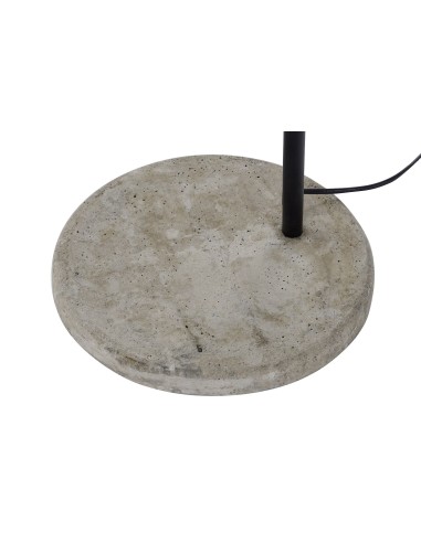 LAMPARA PIE CEMENTO RATAN SINTETICO 45X72X165