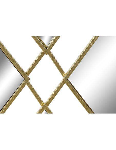 ESPEJO METAL ROMBOS DORADO 63*90 ESPEJO METAL ROMBOS DORADO 63*90