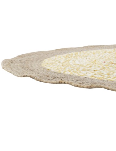 ALFOMBRA ALGODON JUTE 148X148X1 2300 GSM NATURAL