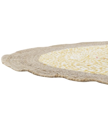 ALFOMBRA ALGODON JUTE 148X148X1 2300 GSM NATURAL