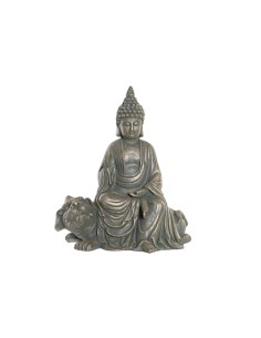 Figura buda perro envejecido