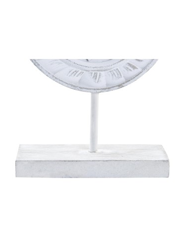DECORACION MDF 13X6X27 PASLEY DECAPE BLANCO