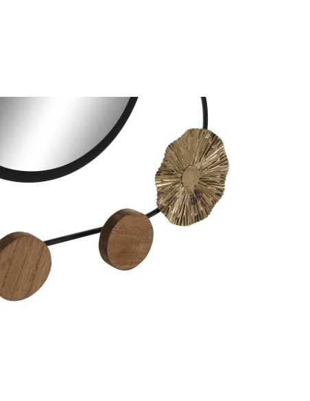 DECORACION PARED METAL MADERA MARRON DECORACION PARED METAL MADERA MARRON