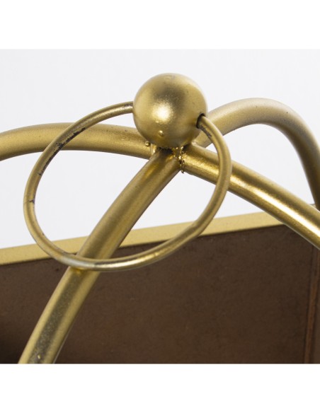 Farol Portavelas Madera/metal/cristal 22x22x61cm