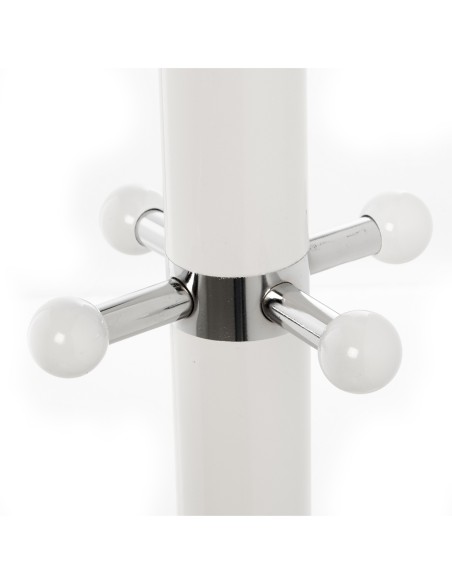 Perchero De Pie Metal Blanco C/base Mármol 175cm Perchero De Pie Metal Blanco C/base Mármol 175cm