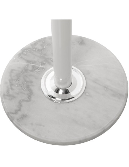 Perchero De Pie Metal Blanco C/base Mármol 175cm Perchero De Pie Metal Blanco C/base Mármol 175cm