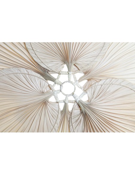 Decoracion de pared hojas de palmera