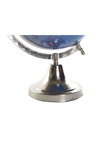 GLOBO TERRAQUEO ALUMINIO PVC 23X20X32 AZUL