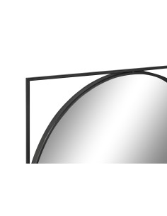 Espejo Hierro Cristal Negro 2