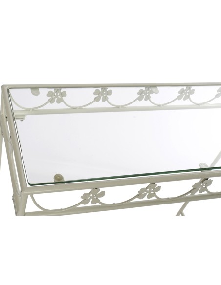 CONSOLA SET 2 FORJA 80X30X75 ESPEJO BEIGE CONSOLA SET 2 FORJA 80X30X75 ESPEJO BEIGE