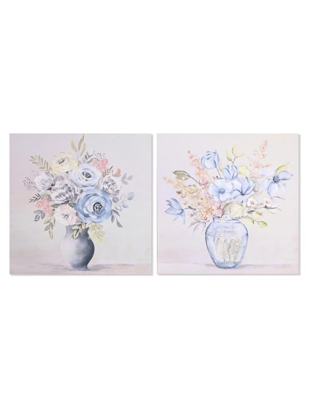 CUADRO LIENZO MDF 80X2,8X80 JARRON