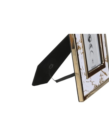 MARCO FOTO 10X15 PU INOX 22,5X1X17,5 MARMOL BLANCO