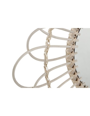 ESPEJO RATAN ESPEJO 46X46X1,5 NATURAL