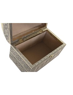JOYERO MADERA ALUMINIO 25X15,5X18 BUDDHA CHAMPAN 2