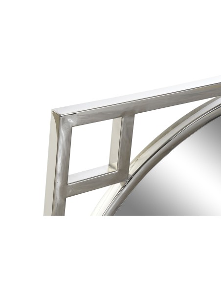 ESPEJO DE ACERO PLATEADO DE 70X2X70