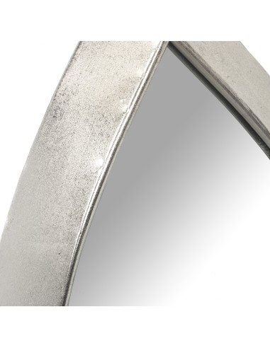 ESPEJO METAL PLATA 50*68CM