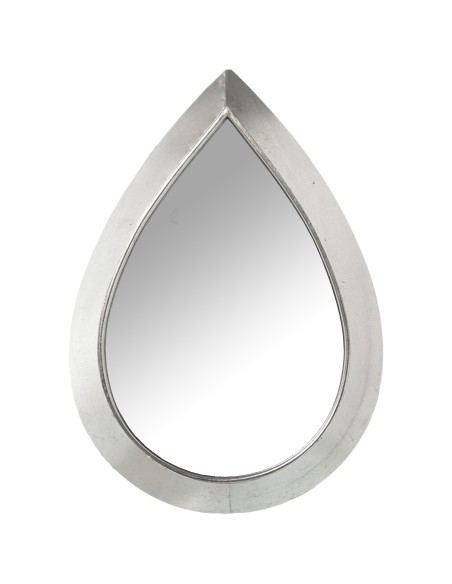 ESPEJO METAL PLATA 50*68CM