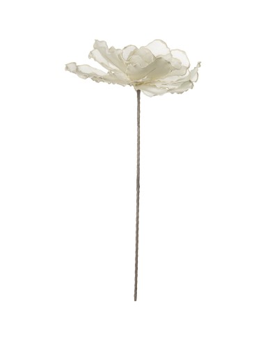 Flor Artificial 100 Cm Blanco, Poliester+eva+papel _ø40x100cm,