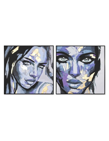 CUADRO PS LIENZO 103X4,5X103 MUJER