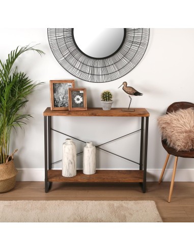 MESA DE ENTRADA TALINE OSCURA 100*30*80