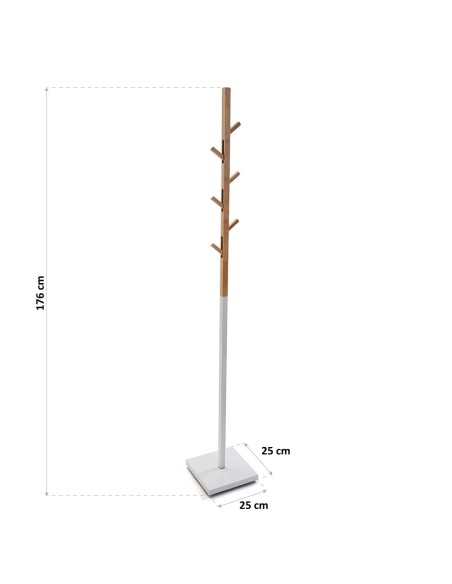 PERCHERO DE SUELO EN BLANCO LINEA BERLIN