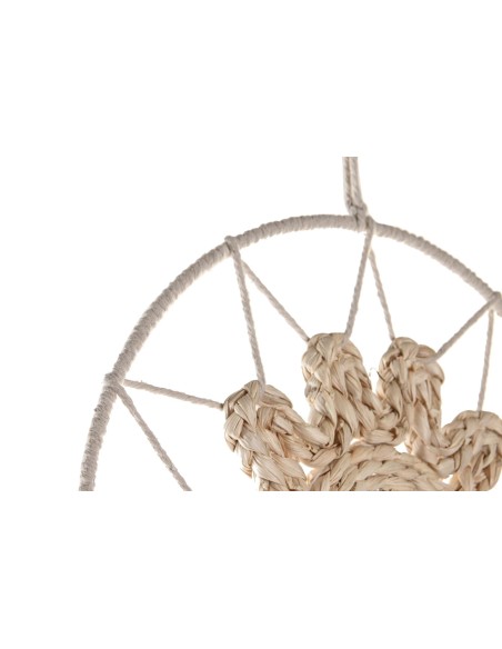 DECORACION COLGANTE FIBRA MAIZ 31X2X52 NATURAL