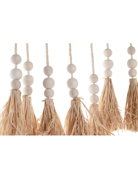 DECORACION COLGANTE FIBRA MAIZ 31X2X52 NATURAL