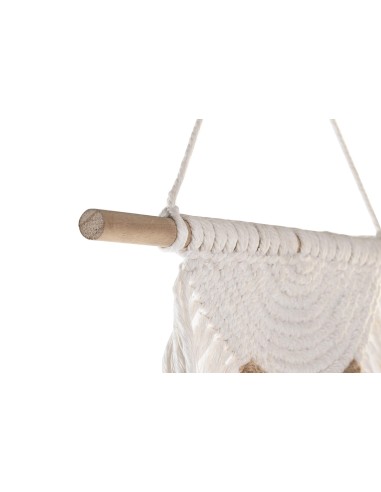 DECORACION COLGANTE ALGODON 35X2X18 BEIGE