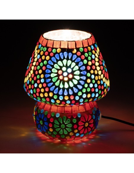 LAMPARA SOBREMESA CRISTAL 14*17CM