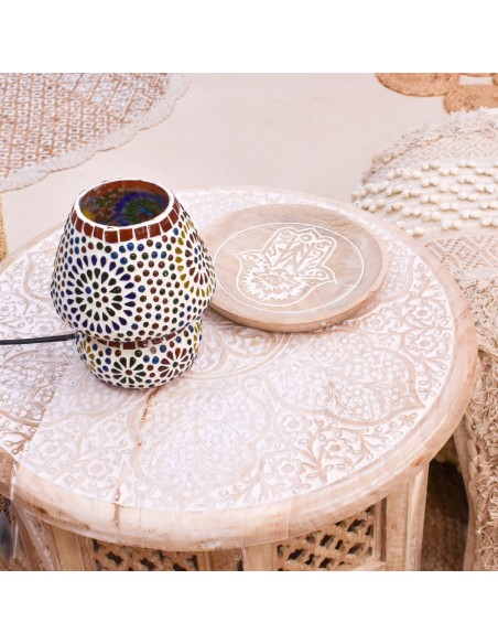 LAMPARA SOBREMESA CRISTAL 14*17CM