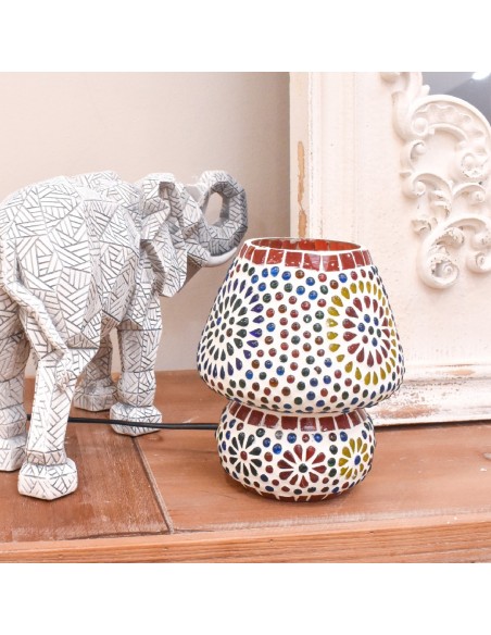 LAMPARA SOBREMESA CRISTAL 14*17CM