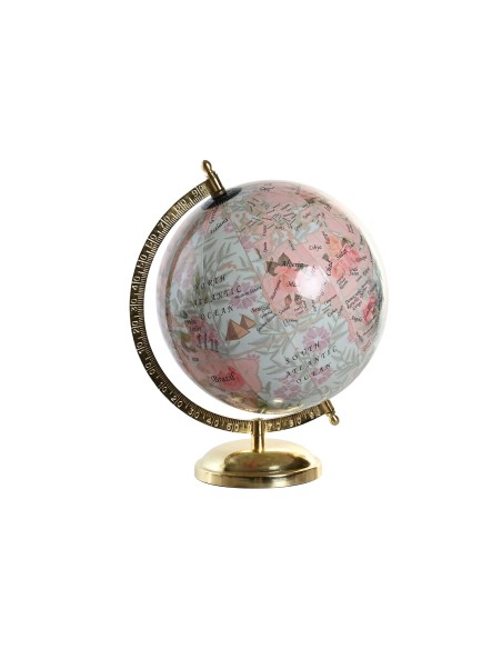 GLOBO TERRAQUEO PINK FLOWERS