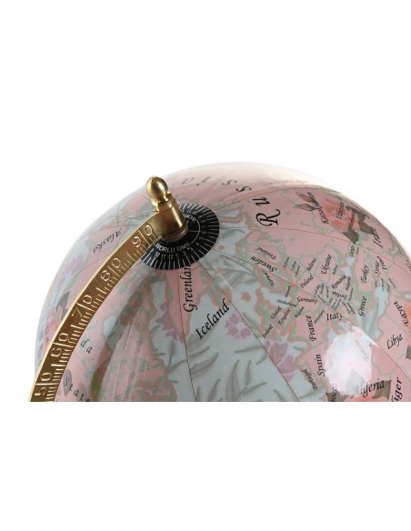 GLOBO TERRAQUEO PINK FLOWERS