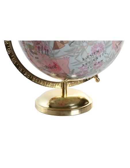 GLOBO TERRAQUEO PINK FLOWERS