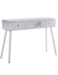 Mesa Entrada Madera Blanca