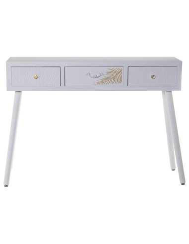 Mesa Entrada Madera Blanca