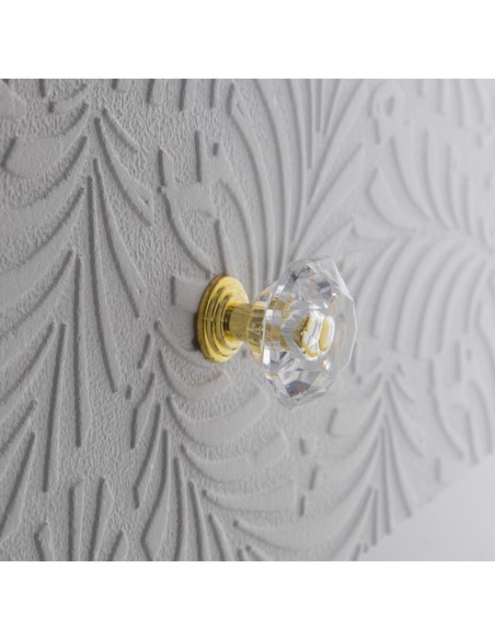 Mesa Entrada Madera Blanca