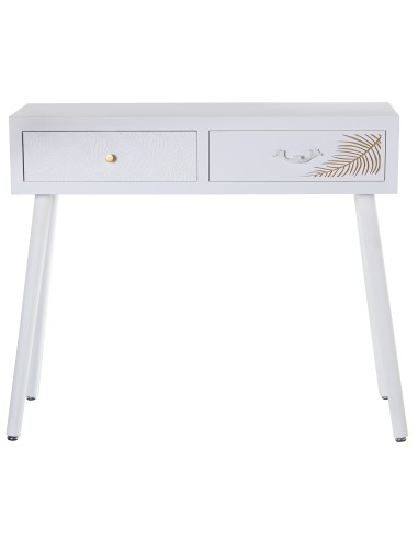 Mesa Entrada Madera 2 cajones