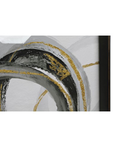 Cuadro madera/cristal abstracto