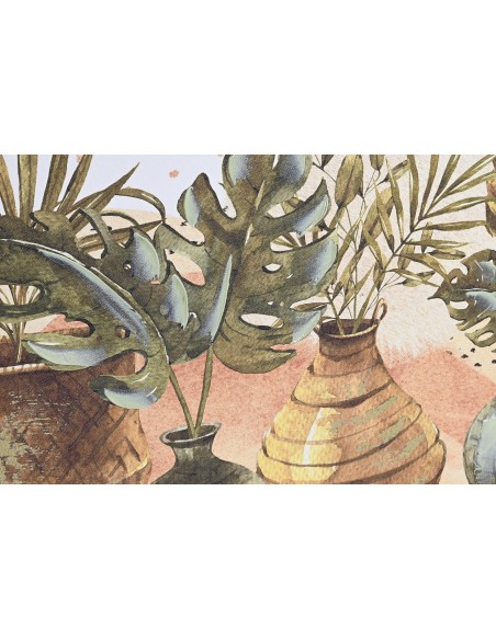 Cuadro lienzo macetas