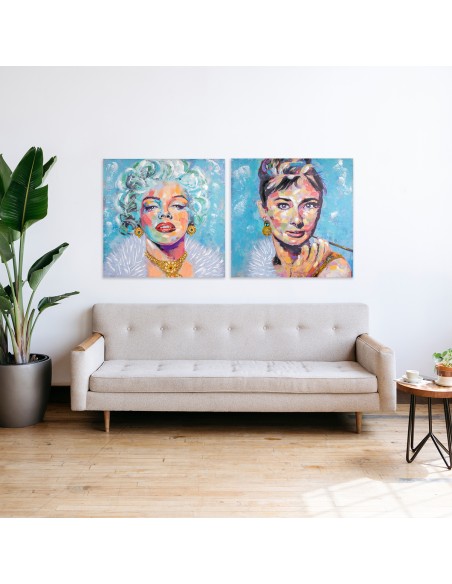 Cuadro Audrey Lienzo