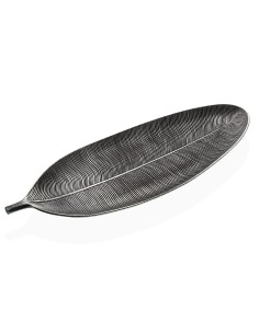 Centro de mesa hoja plata