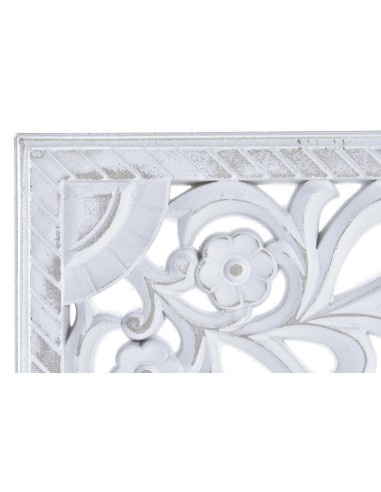 Decoración pared Mandala blanco