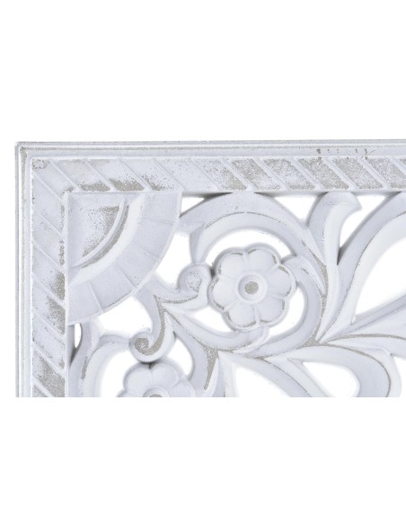 Decoración pared Mandala blanco