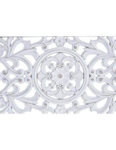 Decoración pared Mandala blanco