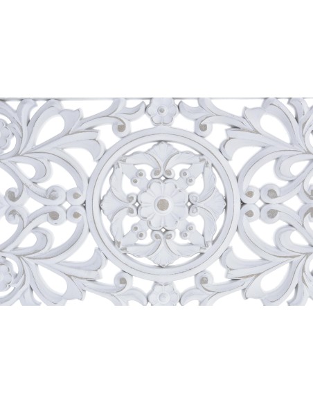 Decoración pared Mandala blanco