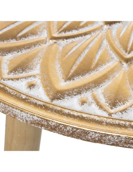 Mesa Auxiliar Mandala Oro