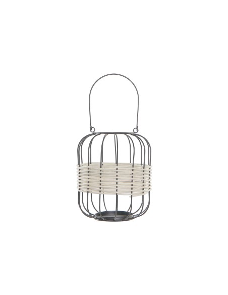 Farol Metal con Mimbre Farol Metal con Mimbre